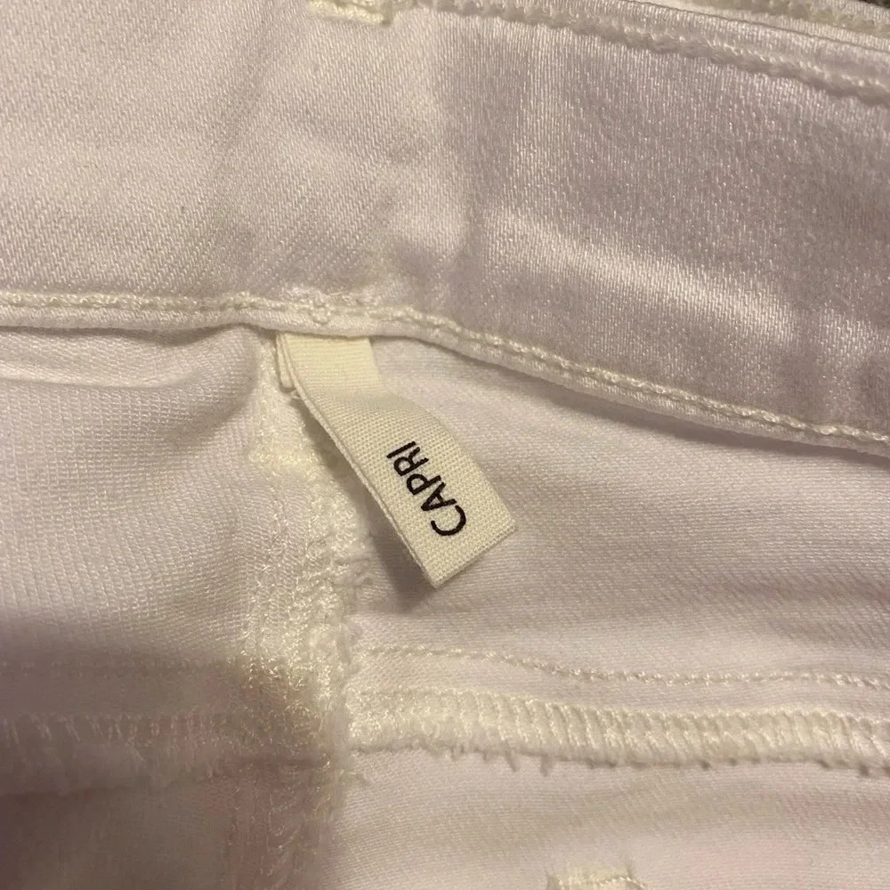 rag & bone classic destroyed capri jeans - Picture 9 of 12